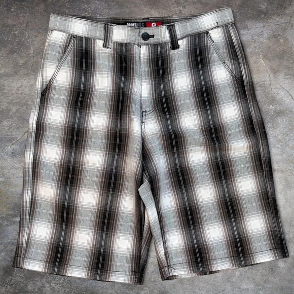 Southpole Other - Vintage Southpole Plaid Baggy Long Shorts Mens Size 34x12 Skater Grunge Goth Y2K